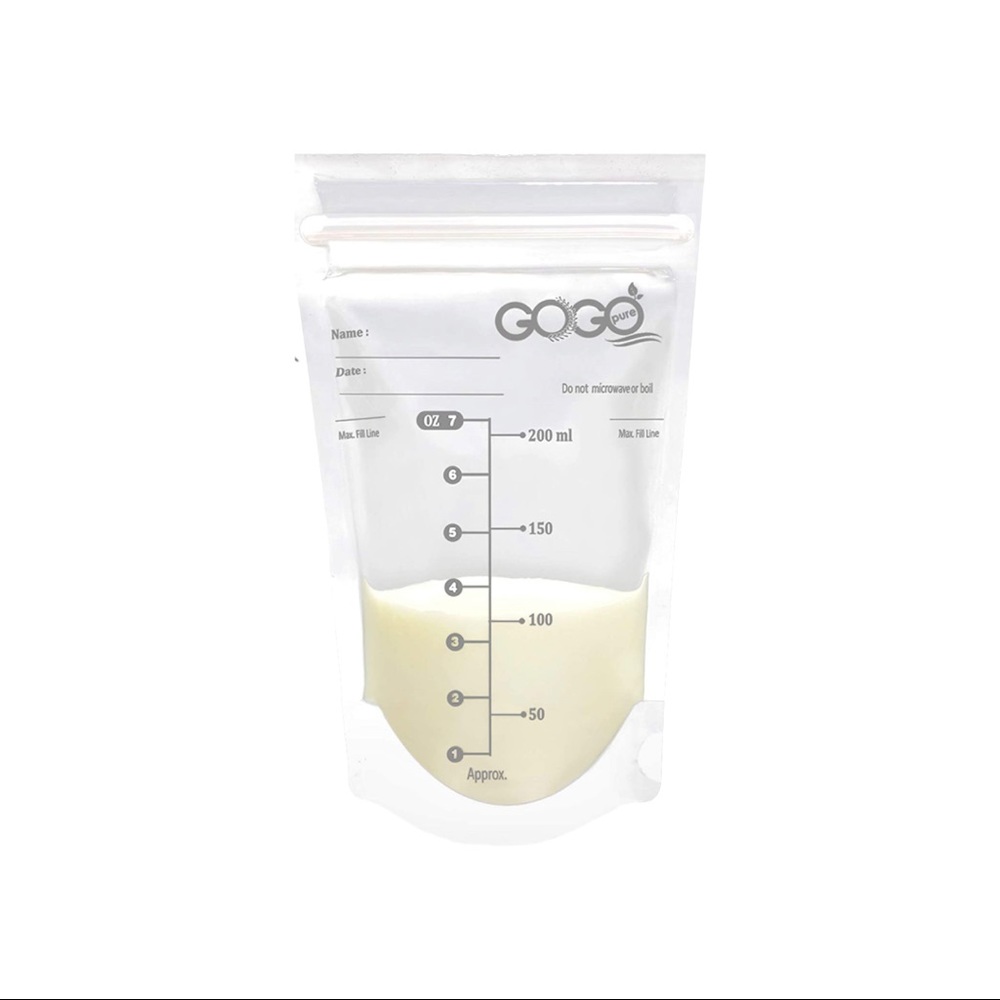 GOGO Pure Breastmilk Storage Bags 157 pack | Freezer Friendly Baby Postnatal